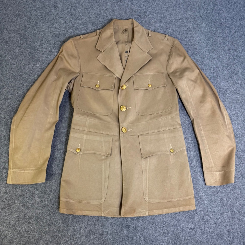 Vintage 1940's-50's WWII Era Navy Officer Dress Uniform Jacket Coat D-15 Mens M